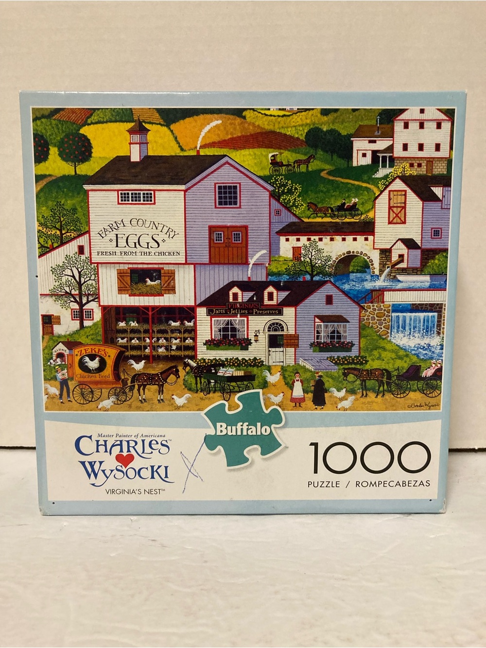 Buffalo Charles Wysocki Virginia's Nest 1000 Pc Complete With Poster